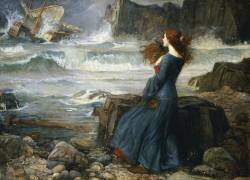 Miranda - La Tempête (John William Waterhouse) - Muzeo.com