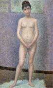 Modèle de face (Georges Seurat) - Muzeo.com