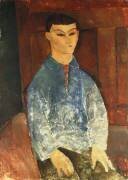 Moise Kisling assis (Amedeo Modigliani) - Muzeo.com