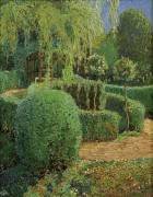 Mon jardin (Heinrich Vogeler) - Muzeo.com