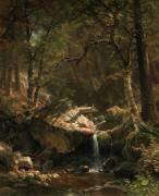 Mountain Brook (Albert Bierstadt) - Muzeo.com