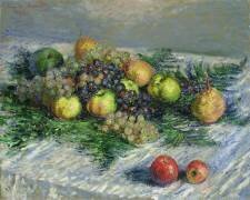 Nature morte avec poires et raisins (Claude Monet) - Muzeo.com