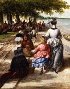 Près de la plage (William James Webb) - Muzeo.com