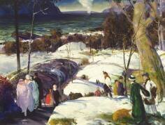 Neige de Pâques (George Wesley Bellows) - Muzeo.com