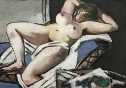 Nu allongé (Max Beckmann) - Muzeo.com