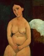 Nu assis (Amedeo Modigliani) - Muzeo.com
