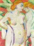 Nu en Cinabre (Franz Marc) - Muzeo.com