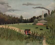 Parc avec Figures (Henri Rousseau) - Muzeo.com
