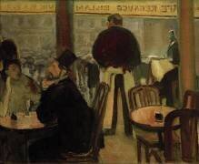 Paris Café II (Albert Weisgerber) - Muzeo.com