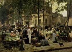 Paris, Les Halles (Victor Gabriel Gilbert) - Muzeo.com