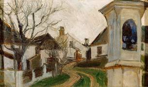 Paysage (Egon Schiele) - Muzeo.com