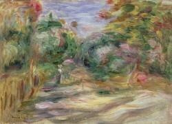 Paysage - Allée (Auguste Renoir) - Muzeo.com