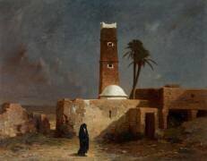 Paysage arabe (Léon Joly de Saint François) - Muzeo.com