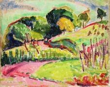 Paysage avec collines (Alfred Henry Maurer) - Muzeo.com