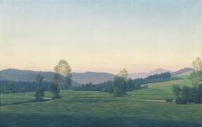 Paysage bavarois (Georg Schrimpf) - Muzeo.com