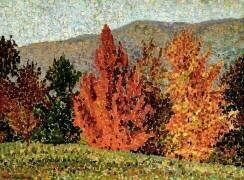 Paysage d'automne (Henri-Edmond Cross) - Muzeo.com