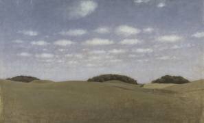 Paysage de Lejre (Vilhelm Hammershoi) - Muzeo.com