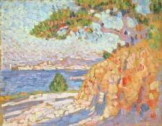 Paysage du Midi (Theo van Rysselberghe) - Muzeo.com
