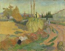 Paysage à Arles (Paul Gauguin) - Muzeo.com