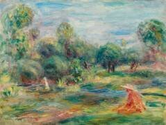 Paysage à Cagnes (Auguste Renoir) - Muzeo.com