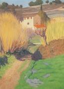 Paysage à Lagnes (Félix Vallotton) - Muzeo.com