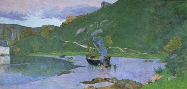 Paysage à Pont-Aven (Maxime Maufra) - Muzeo.com