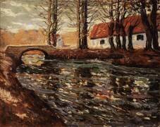 Paysage fluvial (Ernest Lawson) - Muzeo.com