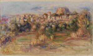 Paysage, La Gaude (Auguste Renoir) - Muzeo.com