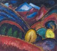 Paysage, Murnau, Allemagne (Alexej von Jawlensky) - Muzeo.com