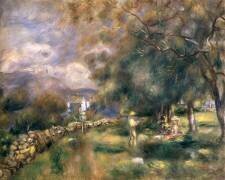 Péninsule de Saint-Jean (Auguste Renoir) - Muzeo.com