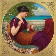 Pensées lointaines (John William Godward) - Muzeo.com