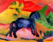 Petit cheval bleu (Franz Marc) - Muzeo.com