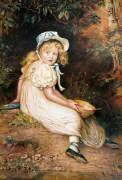Petite Miss Muffet (John Everett Millais) - Muzeo.com
