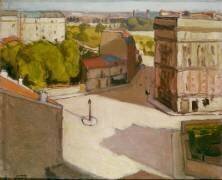 Place avec lampadaire (Albert Marquet) - Muzeo.com