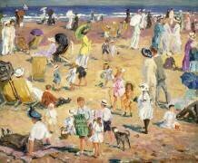 Plage au soleil (William Samuel Horton) - Muzeo.com