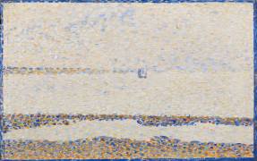 Plage de Gravelines, 1890 (Georges Seurat) - Muzeo.com