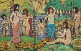 Plage n° 3 (Maurice Brazil Prendergast) - Muzeo.com
