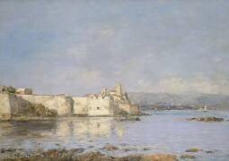 Port d'Antibes (Eugène Boudin) - Muzeo.com