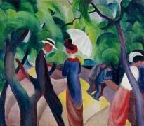 Promenade (August Macke) - Muzeo.com