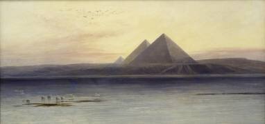 Pyramides de Gizeh (Edward Lear) - Muzeo.com