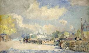 Quai du Louvre (Albert Lebourg) - Muzeo.com