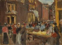 Quartier juif d'Amsterdam (Max Liebermann) - Muzeo.com