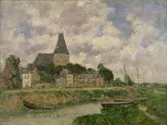Quittebeuf (Eugène Boudin) - Muzeo.com