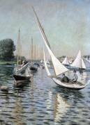 Régate à Argenteuil (Gustave Caillebotte) - Muzeo.com