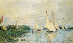 Régates à Argenteuil (Claude Monet) - Muzeo.com
