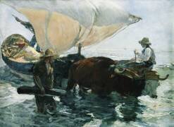 Retour de pêche (Joaquin Sorolla y Bastida) - Muzeo.com