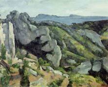Rochers à L'Estaque (Paul Cézanne) - Muzeo.com