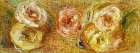 Roses étirées (Auguste Renoir) - Muzeo.com