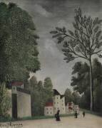 Rue de Village (Henri Rousseau) - Muzeo.com
