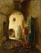 Rue à Alger (Marc Alfred Chataud) - Muzeo.com